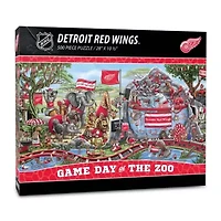 YouTheFan NHL Detroit Red Wings Game Day At The Zoo 500pc Puzzle