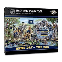 YouTheFan NHL Nashville Predators Game Day At The Zoo 500pc Puzzle