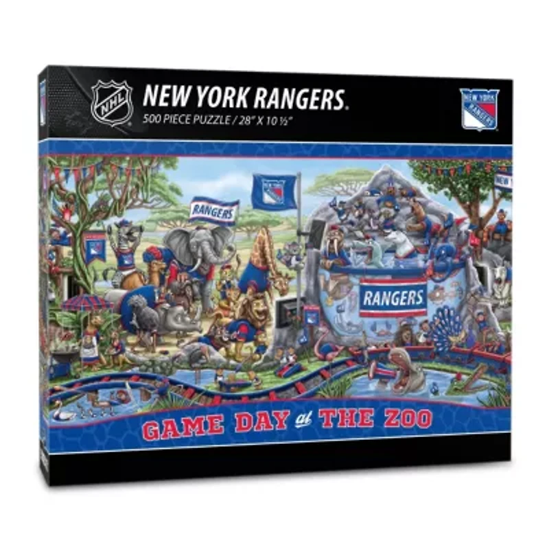 YouTheFan NHL New York Rangers Game Day At The Zoo 500pc Puzzle