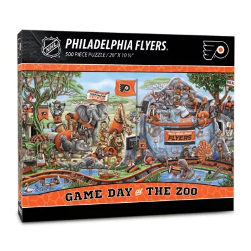 YouTheFan NHL Philadelphia Flyers Game Day At The Zoo 500pc Puzzle