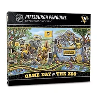 YouTheFan NHL Pittsburgh Penguins Game Day At The Zoo 500pc Puzzle