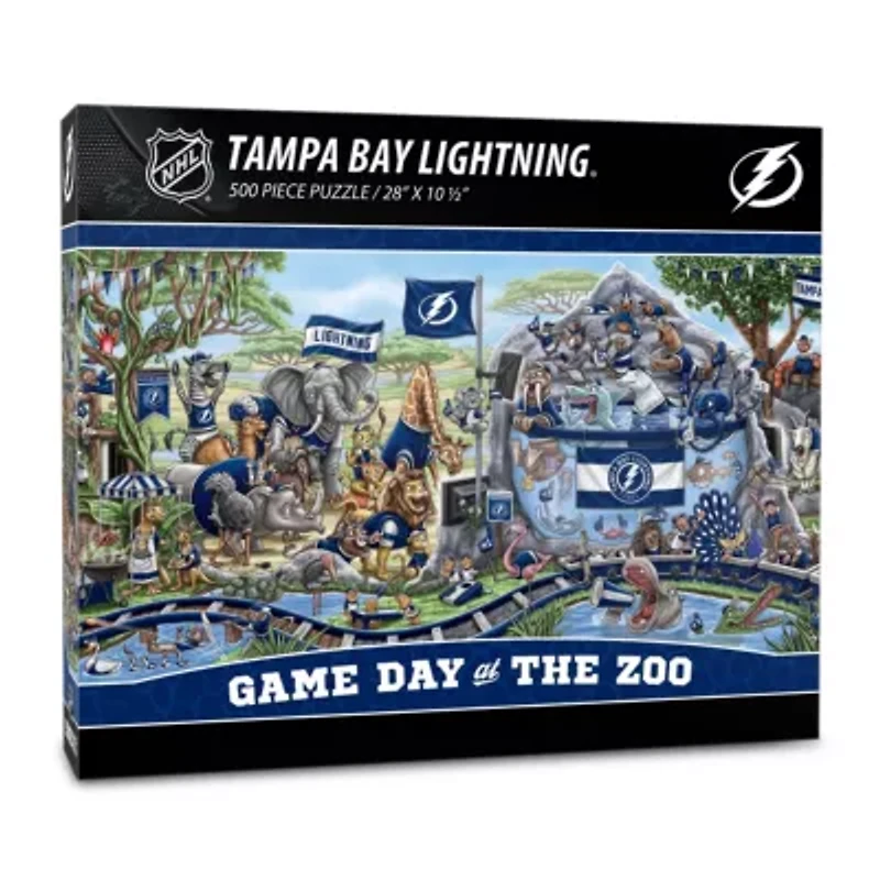 YouTheFan NHL Tampa Bay Lightning Game Day At The Zoo 500pc Puzzle
