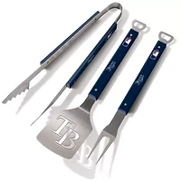 YouTheFan MLB Tampa Bay Rays Spirit Series 3-Piece BBQ Set