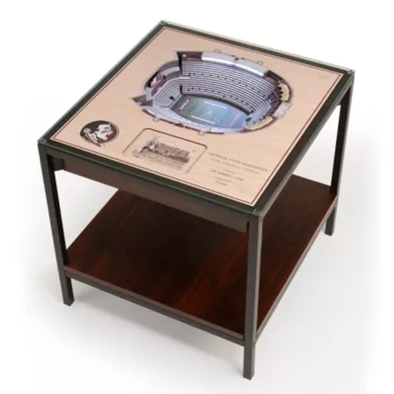 YouTheFan NCAA Florida State Seminoles 25-Layer StadiumViews Lighted End Table - Doak Campbell Stadium