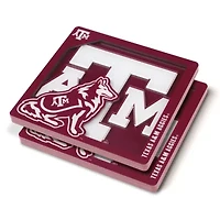 YouTheFan NCAA Texas A&M Aggies 3D Logo Series Coasters