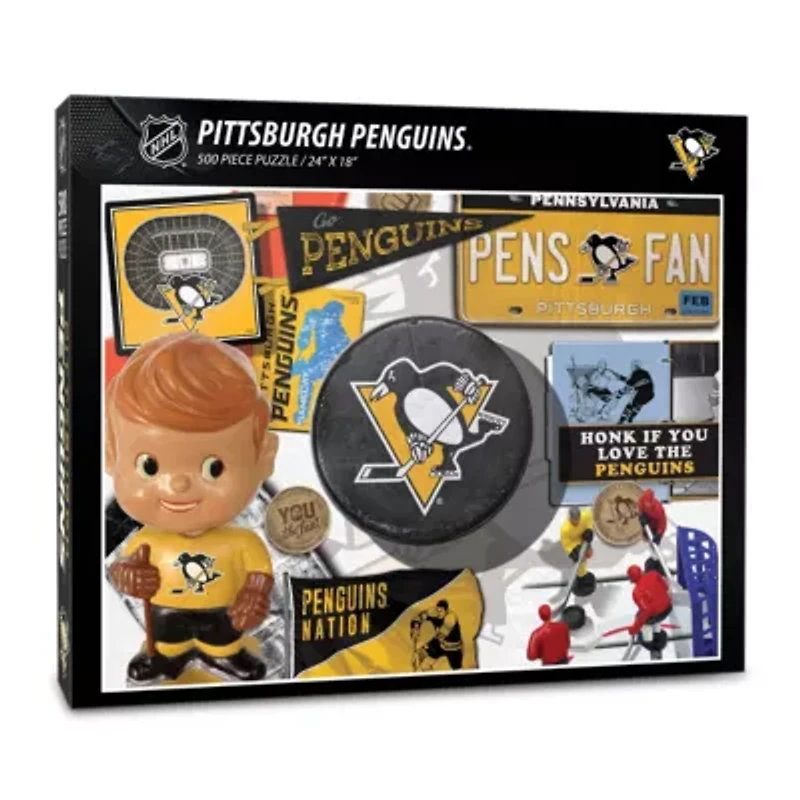 YouTheFan NHL Pittsburgh Penguins Retro Series 500pc Puzzle