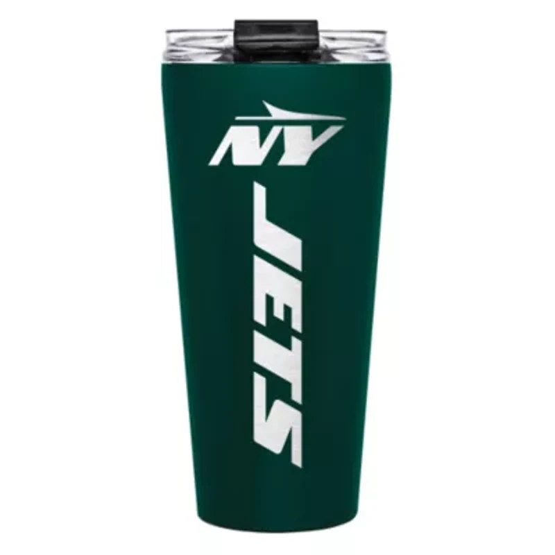NFL New York Jets 32oz Team Color Big Slim Travel Tumbler