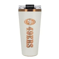NFL San Francisco 49ers 32oz Copper and Crème Big Slim Travel Tumbler