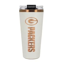 NFL Green Bay Packers 32oz Copper and Crème Big Slim Travel Tumbler