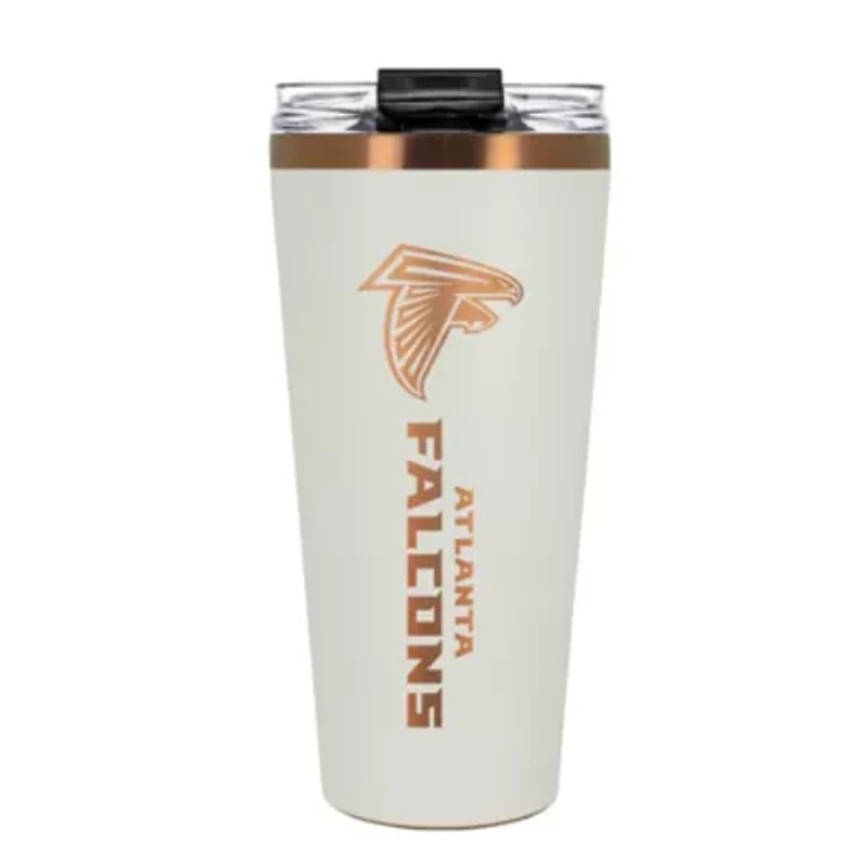 NFL Atlanta Falcons 32oz Copper and Crème Big Slim Travel Tumbler