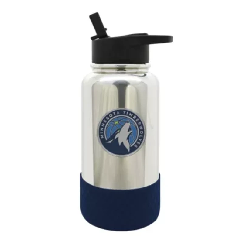 NBA Minnesota Timberwolves 32oz Chrome Water Bottle