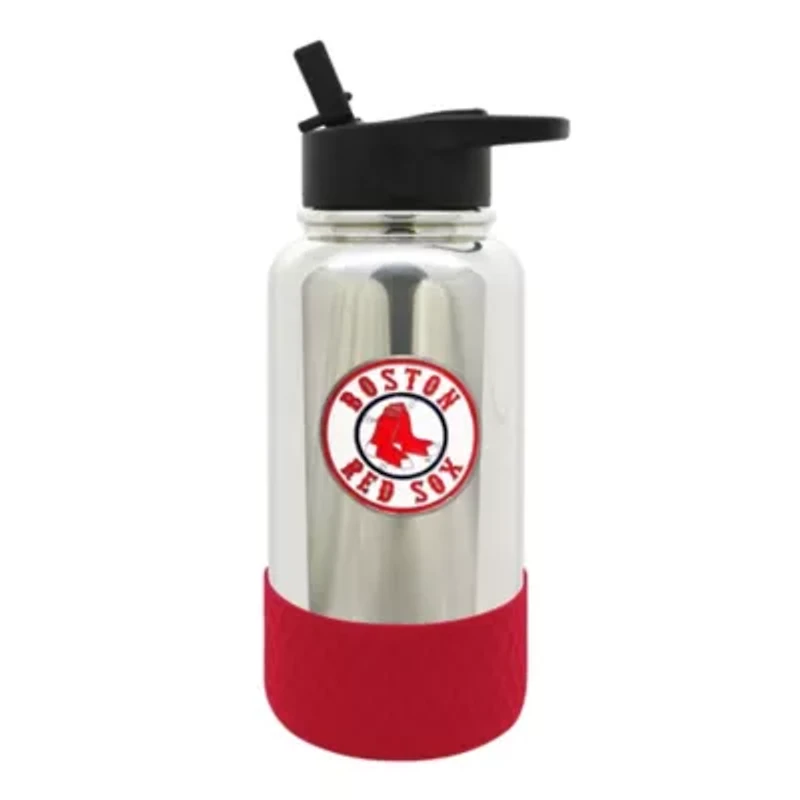 MLB Boston Red Sox 32oz Chrome Water Bottle