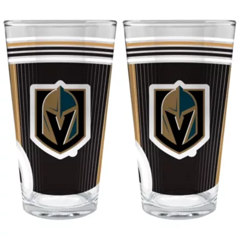 NHL Vegas Golden Knights 2pc Pint Glass Set