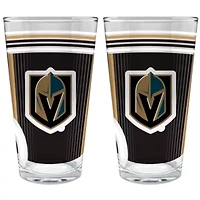 NHL Vegas Golden Knights 2pc Pint Glass Set