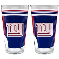 NFL New York Giants 2pc Pint Glass Set