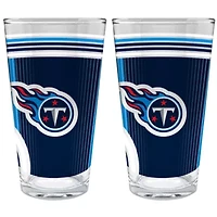 NFL Tennessee Titans 2pc Pint Glass Set