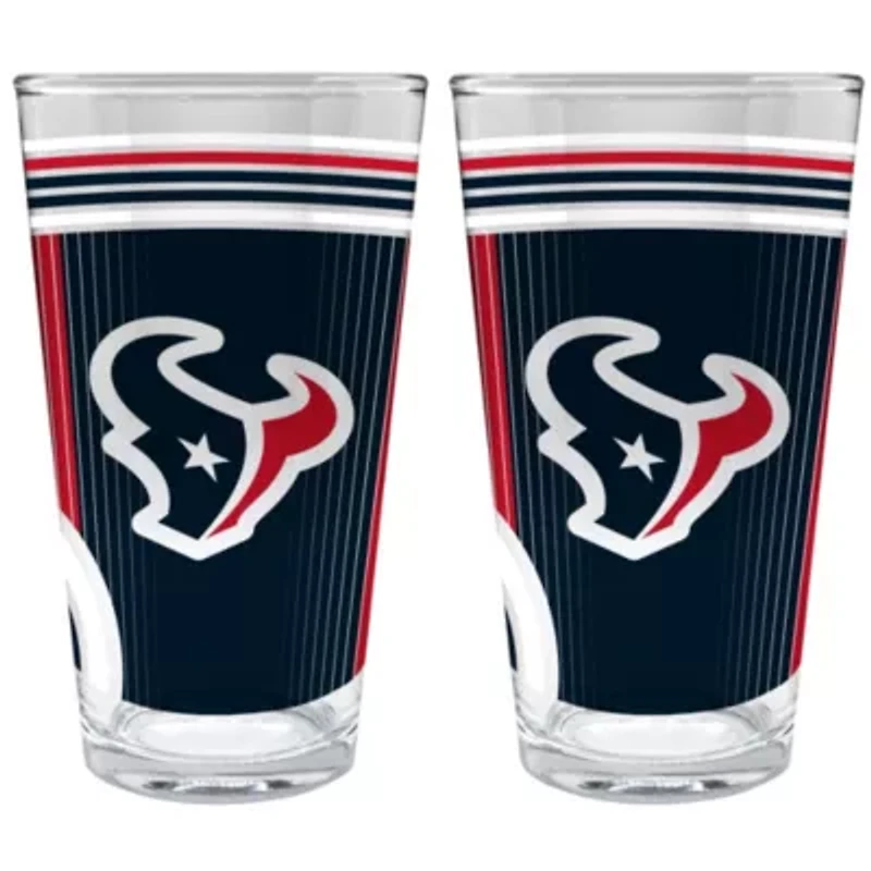 NFL Houston Texans 2pc Pint Glass Set