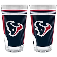 NFL Houston Texans 2pc Pint Glass Set