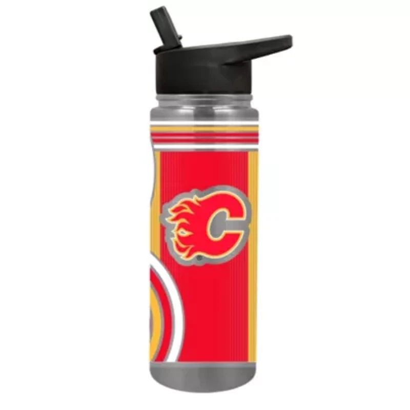 NHL Calgary Flames 24oz Stainless Steel Water Bottle