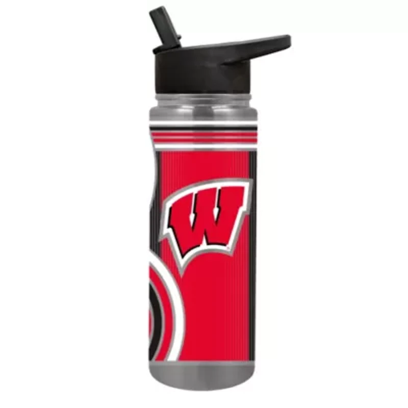 NCAA Wisconsin Badgers 24oz Stainless Steel Water Bottle