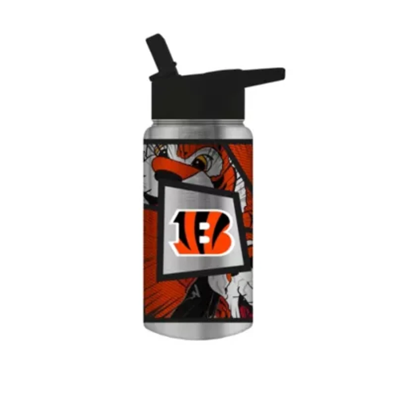 NFL Cincinnati Bengals 14oz Mascot Mini Thirst Water Bottle