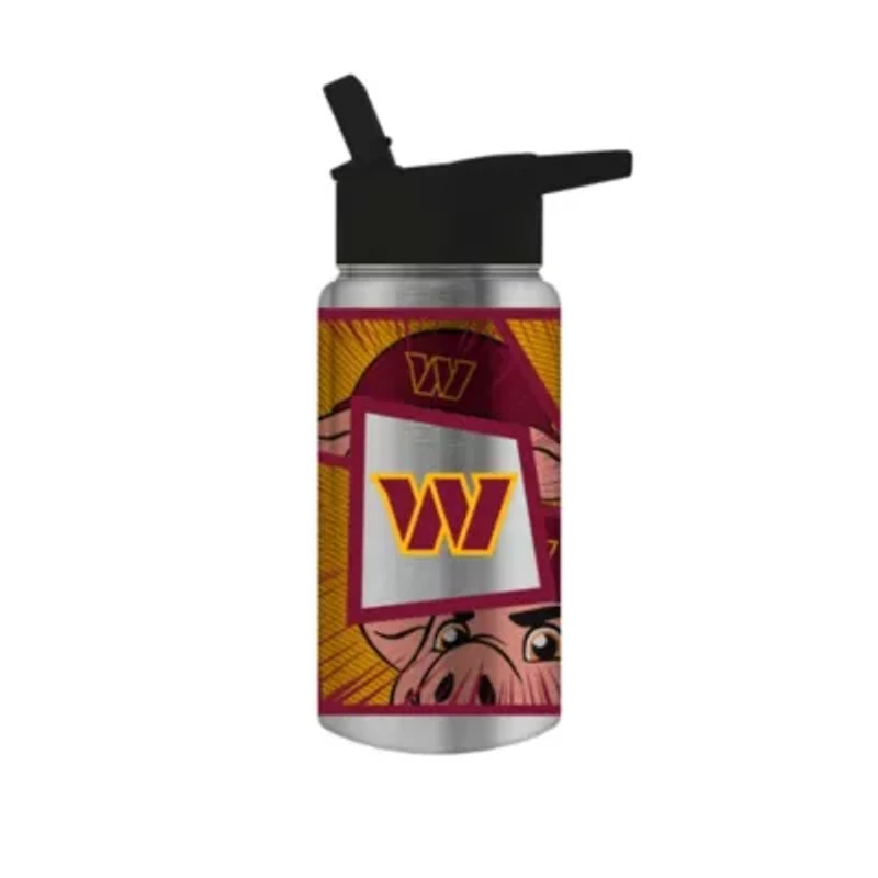 NFL Washington Commanders 14oz Mascot Mini Thirst Water Bottle
