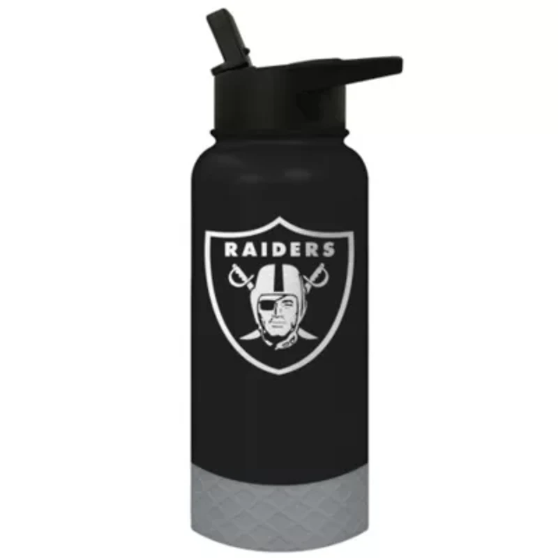 NFL Las Vegas Raiders 32oz Thirst Waterbottle:32 Ounces:Black