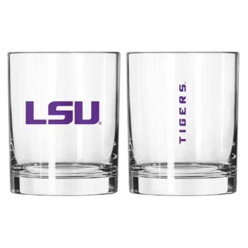 LSU Tigers NCAA LSU 14oz Gameday Rocks Glass
