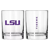 LSU Tigers NCAA LSU 14oz Gameday Rocks Glass