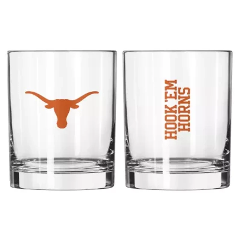 Texas Longhorns NCAA Texas 14oz Gameday Rocks Glass