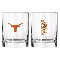 Texas Longhorns NCAA Texas 14oz Gameday Rocks Glass