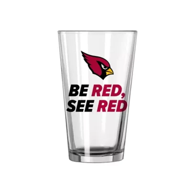NFL Arizona Cardinals 16oz Slogan Pint Glass