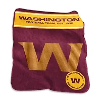 NFL Washington Commanders 60x80 Raschel Throw