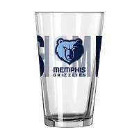 NBA Memphis Grizzlies 16oz Overtime Pint Glass