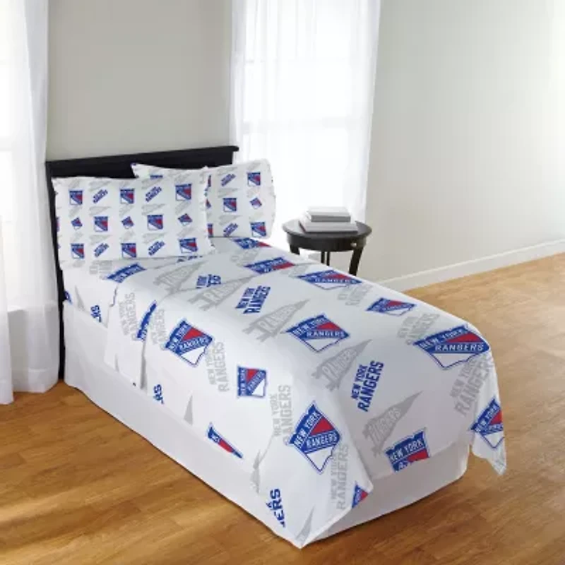 NHL Officially Licenced New York Rangers Sheet Set
