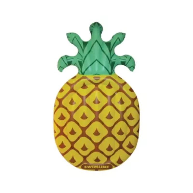 Inflatable Green and Yellow Tropical Pineapple Swimming Pool Raft  86-Inch