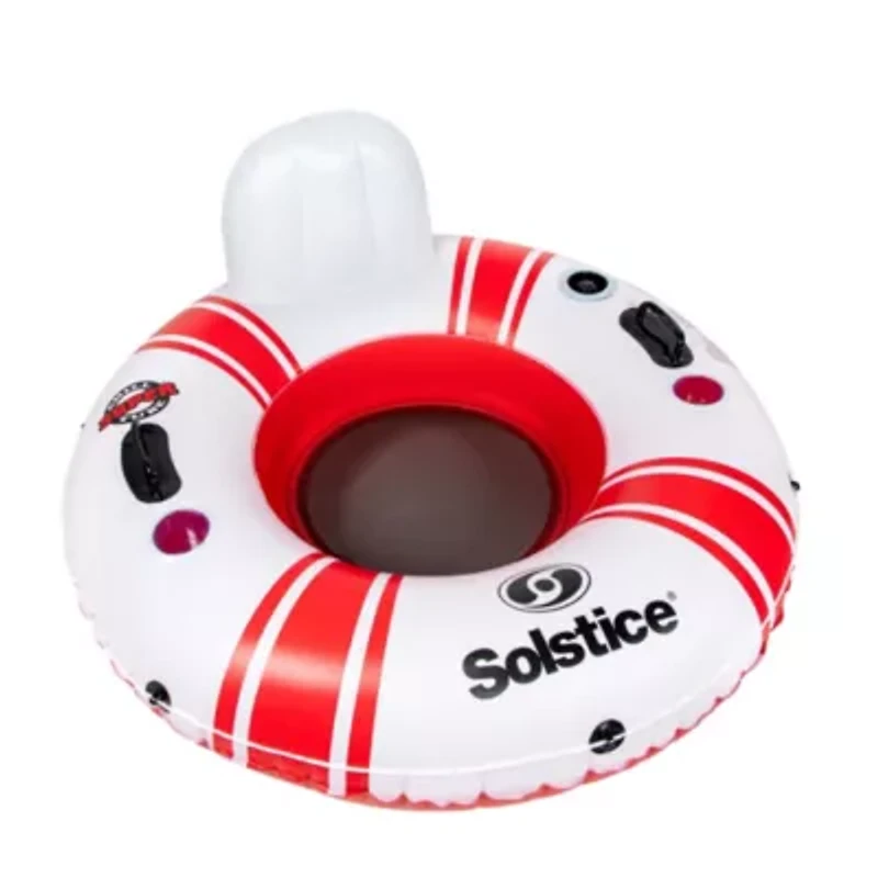 Inflatable Swimming Pool Inner Tube Float - 46" - Red and White