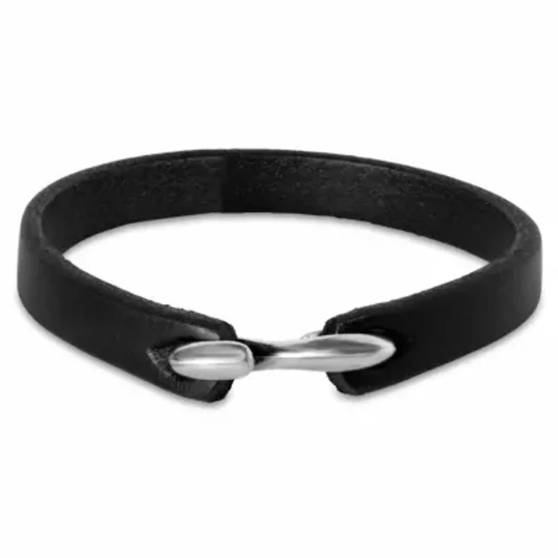 Bruno Magli Mens Refined Leather Bracelet