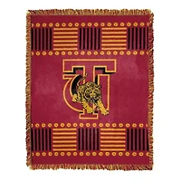 NCAA Tuskegee Golden Tigers Jacquard Throw Blanket