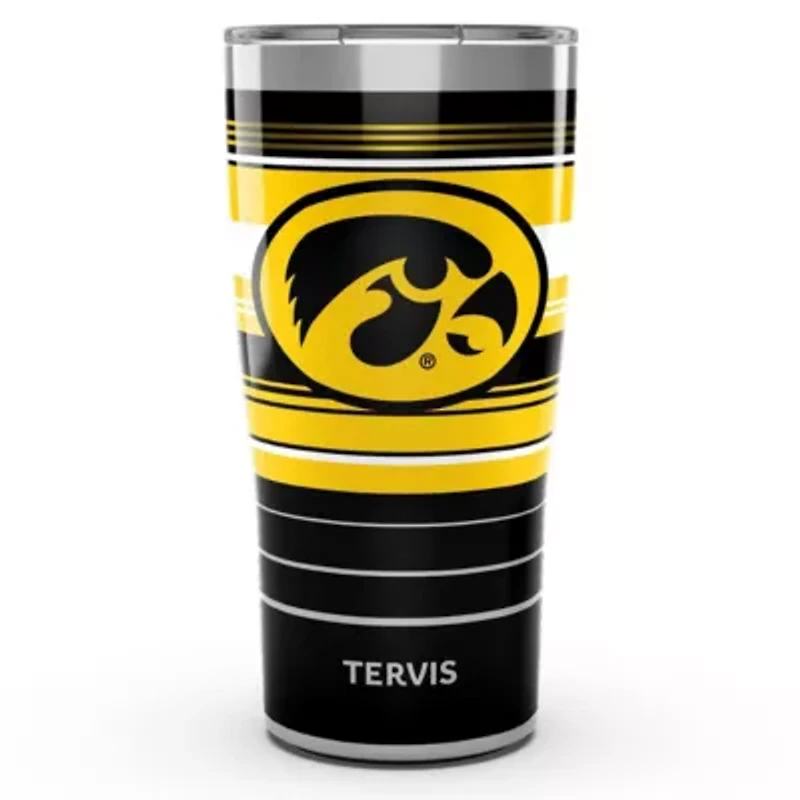 NCAA Iowa Hawkeyes 20oz. Hype Stripe Stainless Tumbler
