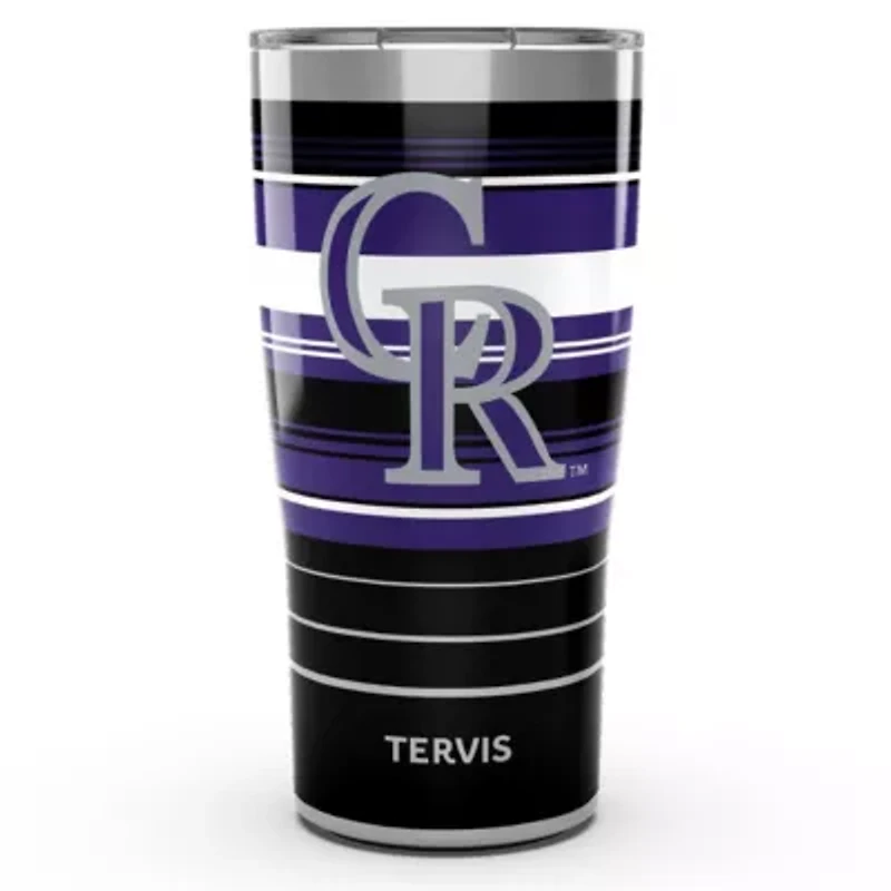 MLB Colorado Rockies 20oz. Hype Stripe Stainless Tumbler