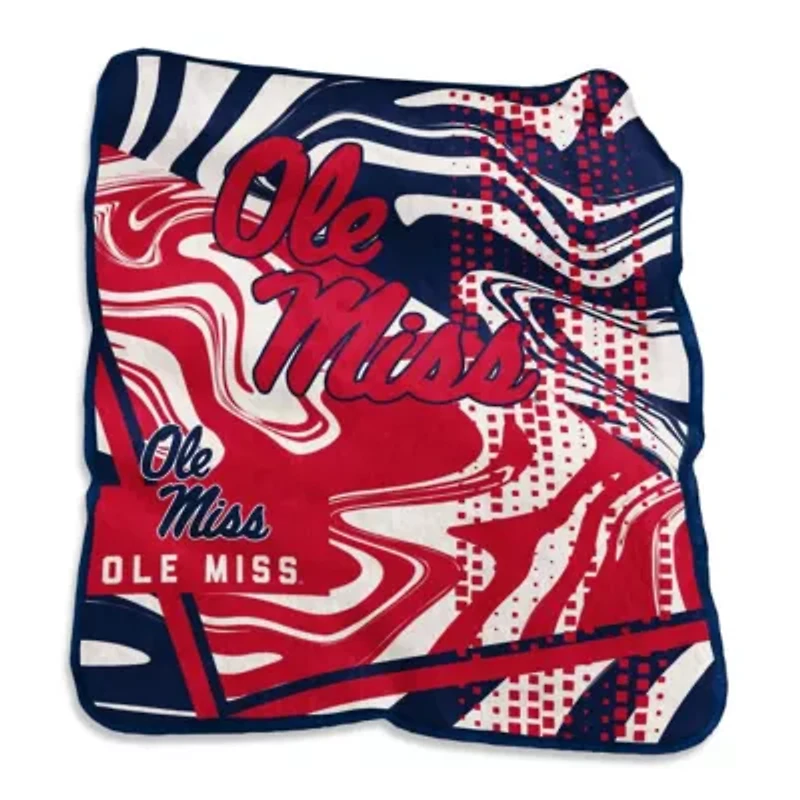 NCAA Ole Miss Rebels 50" x 60" Swirl Raschel Throw Blanket