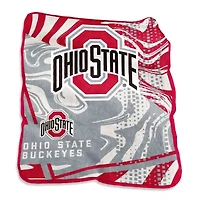 NCAA Ohio State Buckeyes 50" x 60" Swirl Raschel Throw Blanket