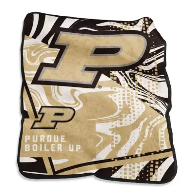 NCAA Purdue Boilermakers 50" x 60" Swirl Raschel Throw Blanket