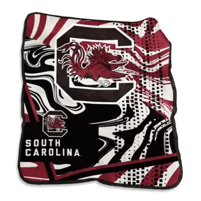 NCAA South Carolina Gamecocks 50" x 60" Swirl Raschel Throw Blanket