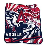 MLB Los Angeles Angels 50" x 60" Swirl Raschel Throw Blanket