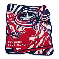 NHL Columbus Jackets 50" x 60" Swirl Raschel Throw Blanket