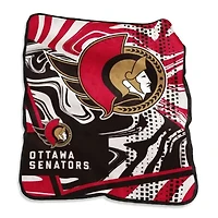 NHL Ottawa Senators 50" x 60" Swirl Raschel Throw Blanket