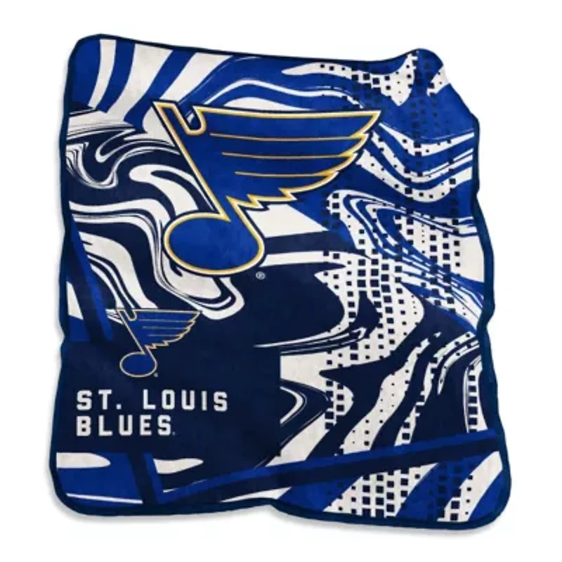 NHL St. Louis Blues 50" x 60" Swirl Raschel Throw Blanket