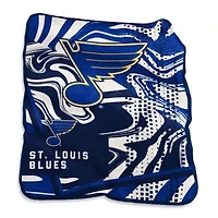 NHL St. Louis Blues 50" x 60" Swirl Raschel Throw Blanket